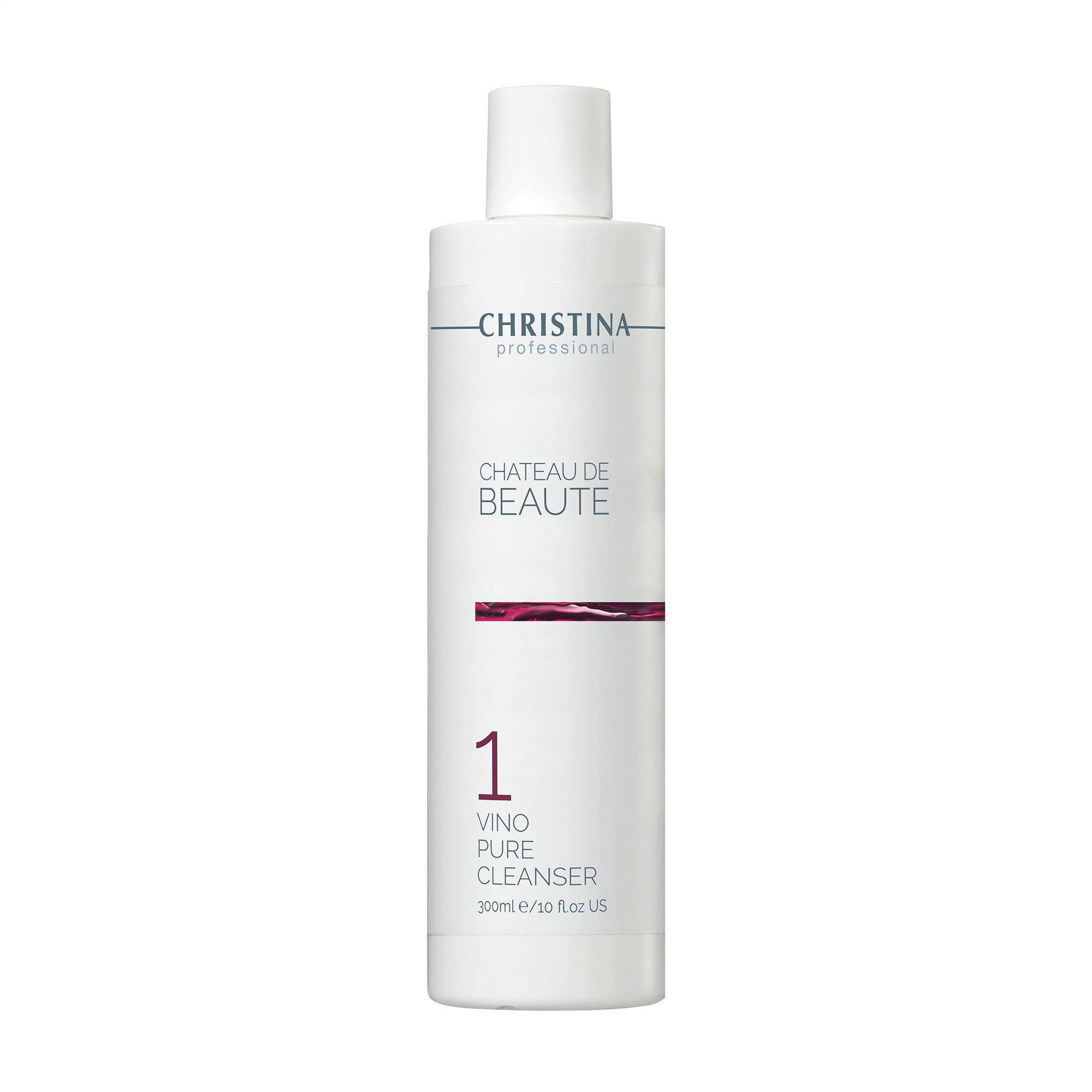 Уцінка! Очищувальний гель для обличчя Christina Chateau de Beaute Vino Pure Cleanser Step 1 з екстрактом винограду, 300 мл