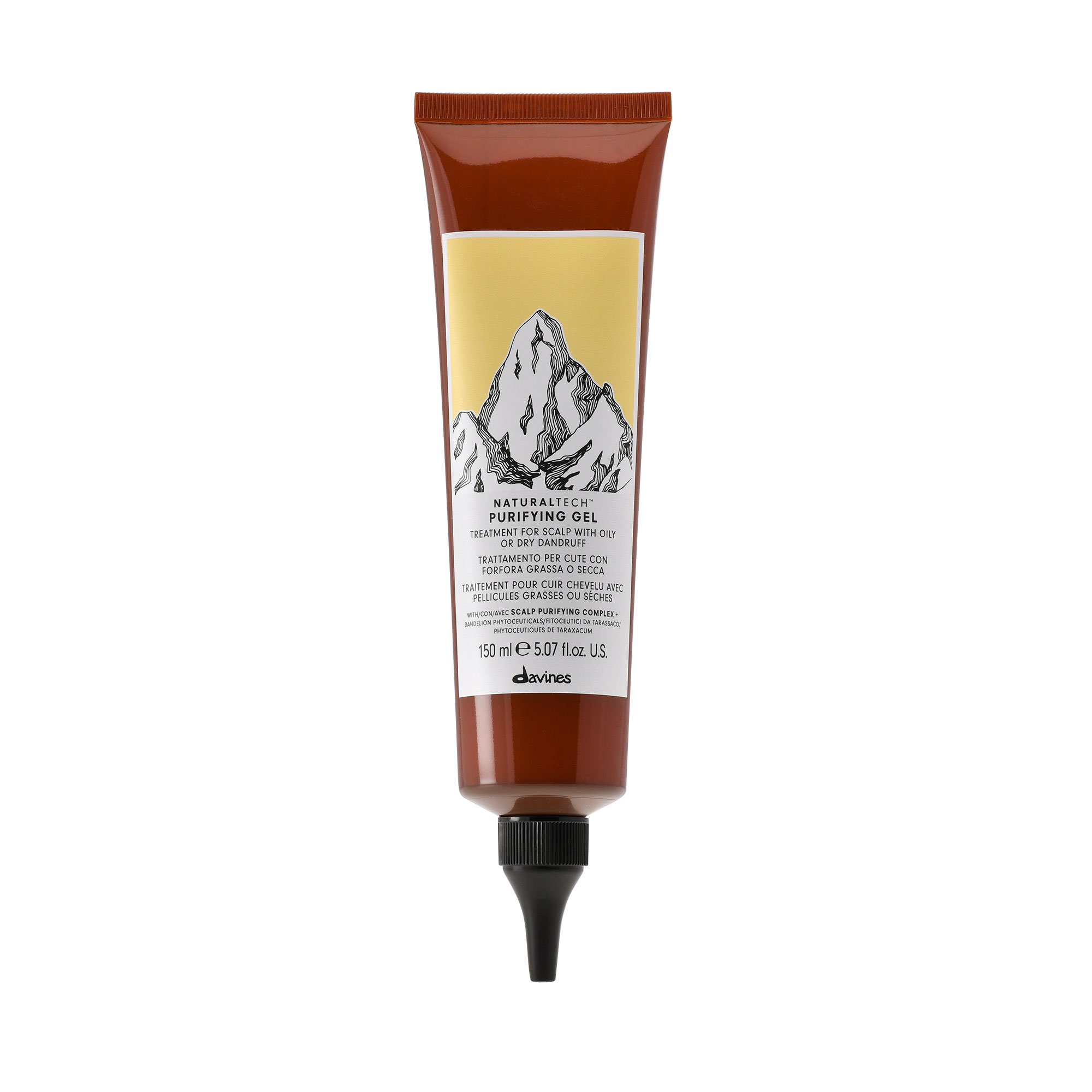 Уцінка! Очищувальний гель для шкіри голови Davines Naturaltech Purifying Gel проти сухої або жирної лупи, 150 мл